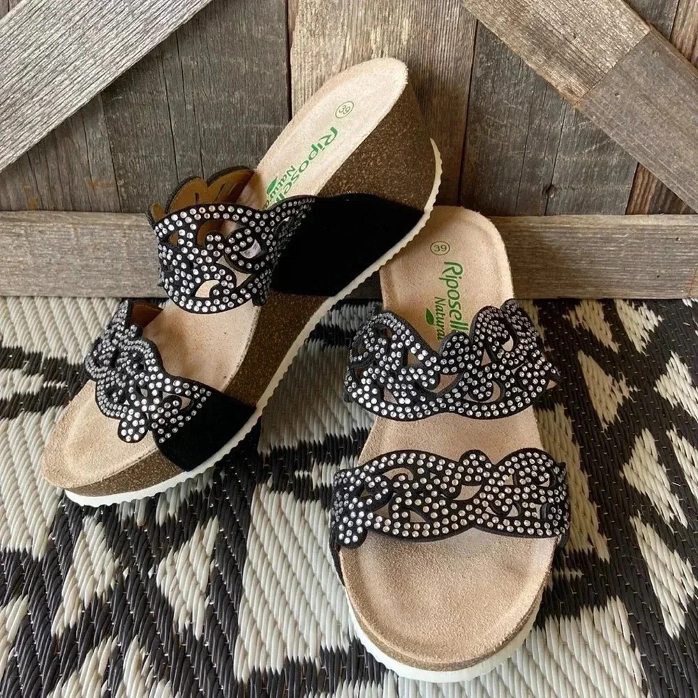 Riposella Natural  | Wedge Sandals